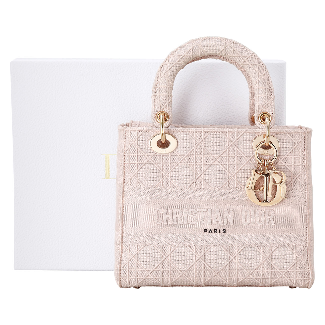 CHRISTIAN DIOR(USED)크리스찬 디올 LADY D-LITE 미디엄 백